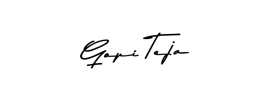 The best way (Asem Kandis PERSONAL USE) to make a short signature is to pick only two or three words in your name. The name Gopi Teja include a total of six letters. For converting this name. Gopi Teja signature style 9 images and pictures png