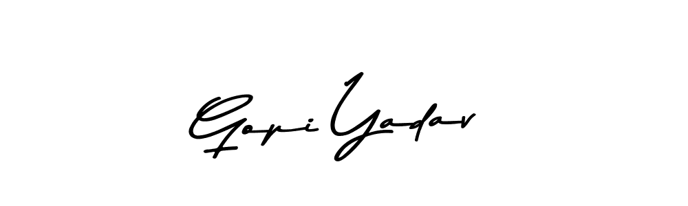 Similarly Asem Kandis PERSONAL USE is the best handwritten signature design. Signature creator online .You can use it as an online autograph creator for name Gopi Yadav. Gopi Yadav signature style 9 images and pictures png