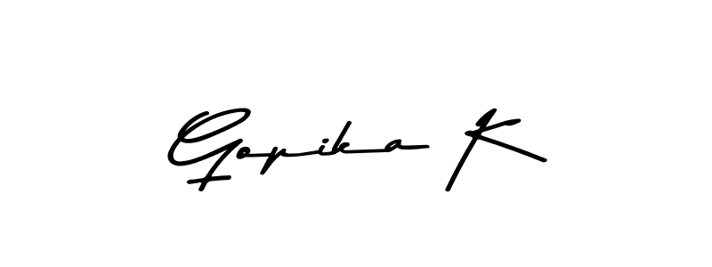See photos of Gopika K official signature by Spectra . Check more albums & portfolios. Read reviews & check more about Asem Kandis PERSONAL USE font. Gopika K signature style 9 images and pictures png