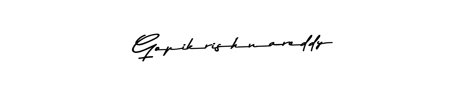 Use a signature maker to create a handwritten signature online. With this signature software, you can design (Asem Kandis PERSONAL USE) your own signature for name Gopikrishnareddy. Gopikrishnareddy signature style 9 images and pictures png