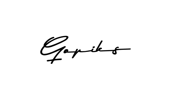 This is the best signature style for the Gopiks name. Also you like these signature font (Asem Kandis PERSONAL USE). Mix name signature. Gopiks signature style 9 images and pictures png