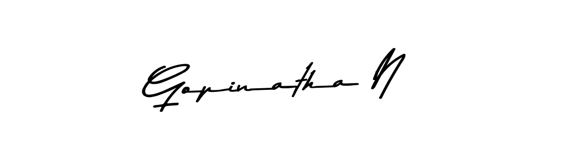 Similarly Asem Kandis PERSONAL USE is the best handwritten signature design. Signature creator online .You can use it as an online autograph creator for name Gopinatha N. Gopinatha N signature style 9 images and pictures png