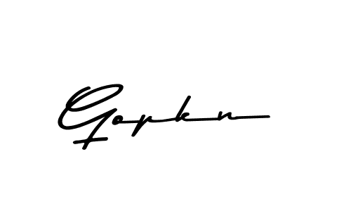 This is the best signature style for the Gopkn name. Also you like these signature font (Asem Kandis PERSONAL USE). Mix name signature. Gopkn signature style 9 images and pictures png