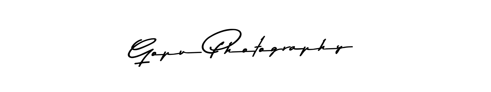 Similarly Asem Kandis PERSONAL USE is the best handwritten signature design. Signature creator online .You can use it as an online autograph creator for name Gopu Photography. Gopu Photography signature style 9 images and pictures png