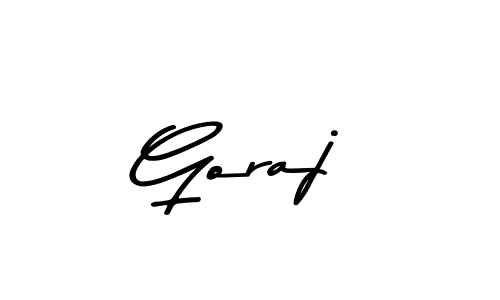 How to Draw Goraj signature style? Asem Kandis PERSONAL USE is a latest design signature styles for name Goraj. Goraj signature style 9 images and pictures png