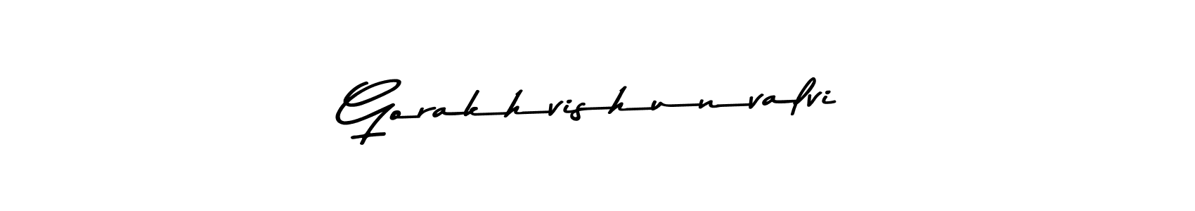 You can use this online signature creator to create a handwritten signature for the name Gorakhvishunvalvi. This is the best online autograph maker. Gorakhvishunvalvi signature style 9 images and pictures png