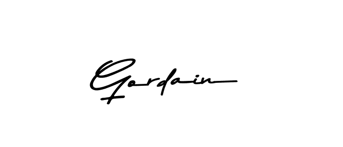 You should practise on your own different ways (Asem Kandis PERSONAL USE) to write your name (Gordain) in signature. don't let someone else do it for you. Gordain signature style 9 images and pictures png