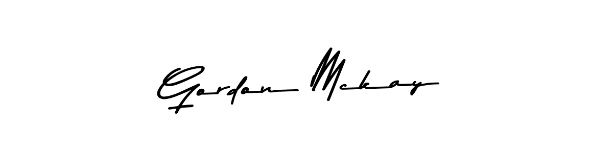 Also You can easily find your signature by using the search form. We will create Gordon Mckay name handwritten signature images for you free of cost using Asem Kandis PERSONAL USE sign style. Gordon Mckay signature style 9 images and pictures png