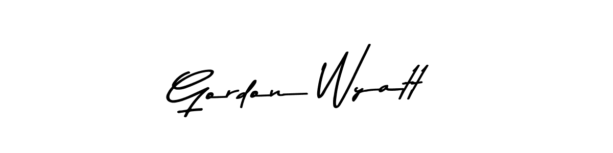 This is the best signature style for the Gordon Wyatt name. Also you like these signature font (Asem Kandis PERSONAL USE). Mix name signature. Gordon Wyatt signature style 9 images and pictures png