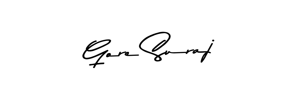 You can use this online signature creator to create a handwritten signature for the name Gore Suraj. This is the best online autograph maker. Gore Suraj signature style 9 images and pictures png