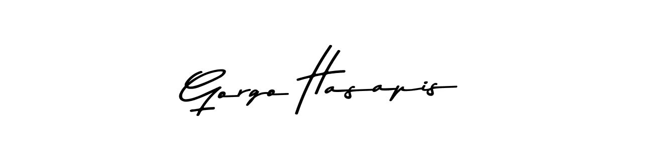 Also we have Gorgo Hasapis name is the best signature style. Create professional handwritten signature collection using Asem Kandis PERSONAL USE autograph style. Gorgo Hasapis signature style 9 images and pictures png