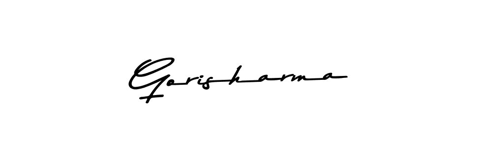 Make a beautiful signature design for name Gorisharma. Use this online signature maker to create a handwritten signature for free. Gorisharma signature style 9 images and pictures png