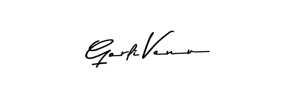 Make a beautiful signature design for name Gorli Venu. Use this online signature maker to create a handwritten signature for free. Gorli Venu signature style 9 images and pictures png