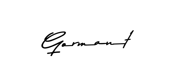 Gormant stylish signature style. Best Handwritten Sign (Asem Kandis PERSONAL USE) for my name. Handwritten Signature Collection Ideas for my name Gormant. Gormant signature style 9 images and pictures png