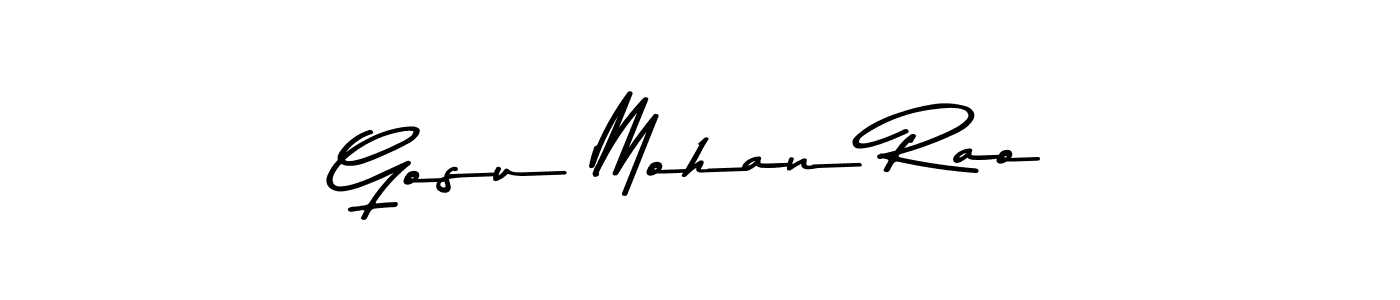 Also You can easily find your signature by using the search form. We will create Gosu Mohan Rao name handwritten signature images for you free of cost using Asem Kandis PERSONAL USE sign style. Gosu Mohan Rao signature style 9 images and pictures png