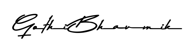 How to Draw Gothi Bhaumik signature style? Asem Kandis PERSONAL USE is a latest design signature styles for name Gothi Bhaumik. Gothi Bhaumik signature style 9 images and pictures png