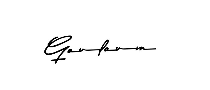 Make a beautiful signature design for name Gouloum. Use this online signature maker to create a handwritten signature for free. Gouloum signature style 9 images and pictures png