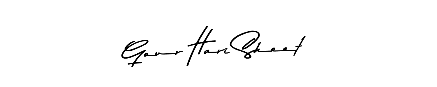 How to make Gour Hari Sheet signature? Asem Kandis PERSONAL USE is a professional autograph style. Create handwritten signature for Gour Hari Sheet name. Gour Hari Sheet signature style 9 images and pictures png