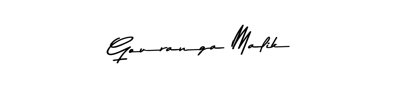 Gouranga Malik stylish signature style. Best Handwritten Sign (Asem Kandis PERSONAL USE) for my name. Handwritten Signature Collection Ideas for my name Gouranga Malik. Gouranga Malik signature style 9 images and pictures png