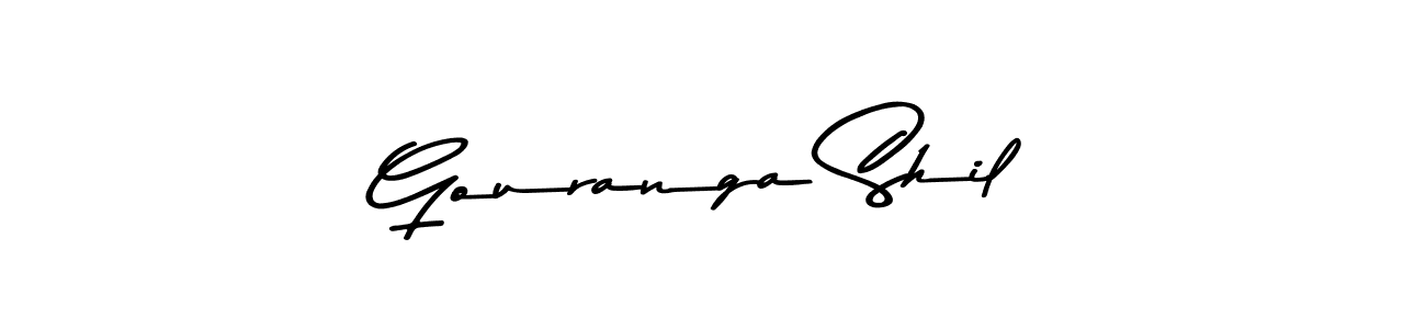 Use a signature maker to create a handwritten signature online. With this signature software, you can design (Asem Kandis PERSONAL USE) your own signature for name Gouranga Shil. Gouranga Shil signature style 9 images and pictures png