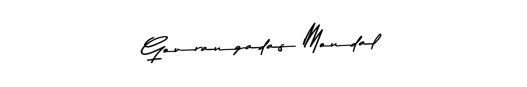 You should practise on your own different ways (Asem Kandis PERSONAL USE) to write your name (Gourangadas Mondal) in signature. don't let someone else do it for you. Gourangadas Mondal signature style 9 images and pictures png