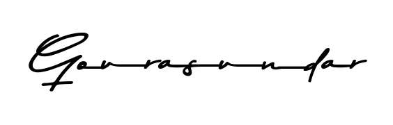 Master the art of signing with Gourasundar written in fluent Asem Kandis PERSONAL USE script. A great template to practice and refine your handwriting. Gourasundar signature style 9 images and pictures png