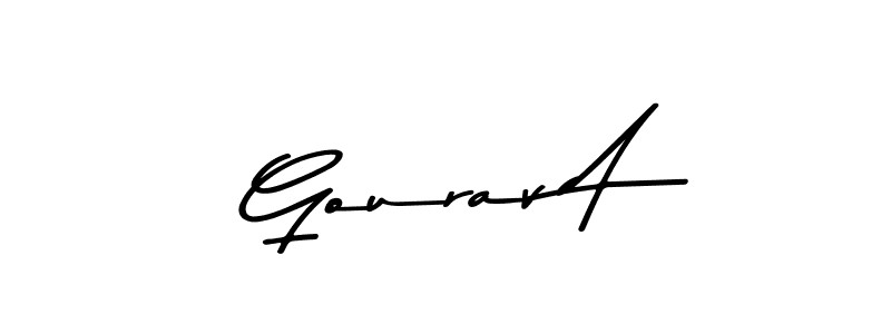 How to Draw Gourav A signature style? Asem Kandis PERSONAL USE is a latest design signature styles for name Gourav A. Gourav A signature style 9 images and pictures png