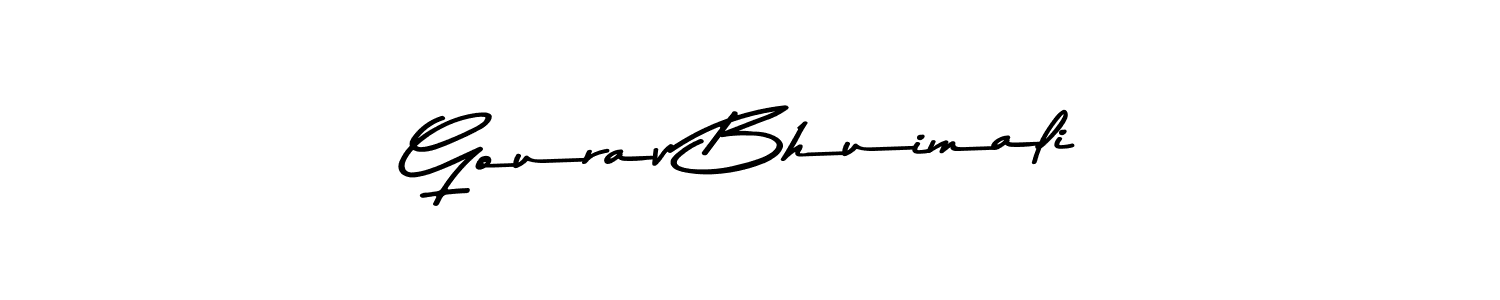 Asem Kandis PERSONAL USE is a professional signature style that is perfect for those who want to add a touch of class to their signature. It is also a great choice for those who want to make their signature more unique. Get Gourav Bhuimali name to fancy signature for free. Gourav Bhuimali signature style 9 images and pictures png