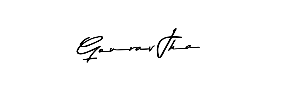 Use a signature maker to create a handwritten signature online. With this signature software, you can design (Asem Kandis PERSONAL USE) your own signature for name Gourav Jha. Gourav Jha signature style 9 images and pictures png