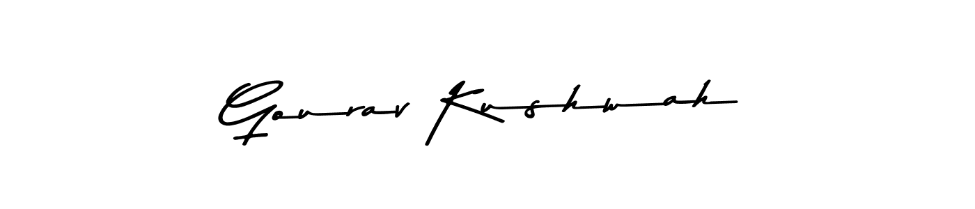 Make a beautiful signature design for name Gourav Kushwah. Use this online signature maker to create a handwritten signature for free. Gourav Kushwah signature style 9 images and pictures png