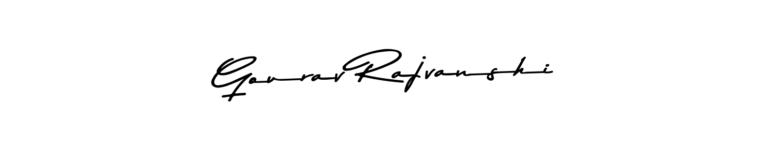 Design your own signature with our free online signature maker. With this signature software, you can create a handwritten (Asem Kandis PERSONAL USE) signature for name Gourav Rajvanshi. Gourav Rajvanshi signature style 9 images and pictures png
