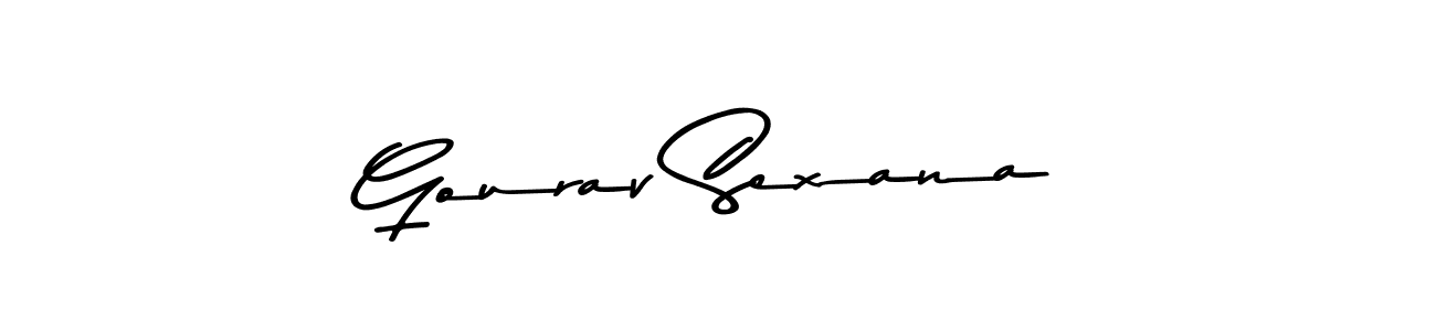 Also You can easily find your signature by using the search form. We will create Gourav Sexana name handwritten signature images for you free of cost using Asem Kandis PERSONAL USE sign style. Gourav Sexana signature style 9 images and pictures png