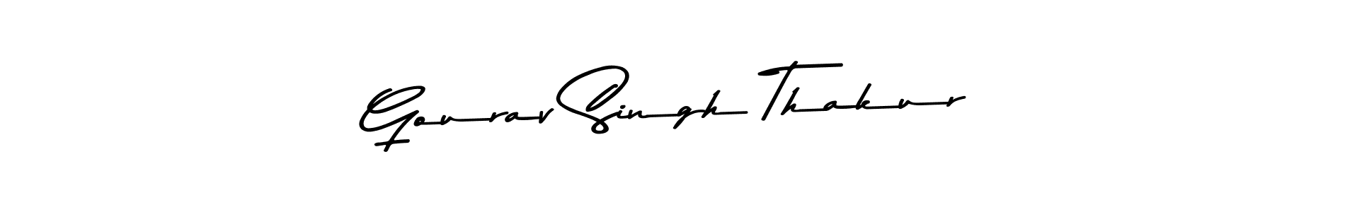 Design your own signature with our free online signature maker. With this signature software, you can create a handwritten (Asem Kandis PERSONAL USE) signature for name Gourav Singh Thakur. Gourav Singh Thakur signature style 9 images and pictures png