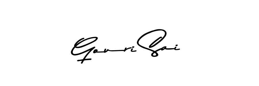 Create a beautiful signature design for name Gouri Sai. With this signature (Asem Kandis PERSONAL USE) fonts, you can make a handwritten signature for free. Gouri Sai signature style 9 images and pictures png