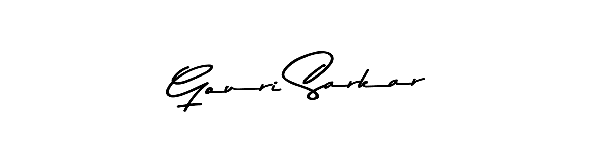 Gouri Sarkar stylish signature style. Best Handwritten Sign (Asem Kandis PERSONAL USE) for my name. Handwritten Signature Collection Ideas for my name Gouri Sarkar. Gouri Sarkar signature style 9 images and pictures png