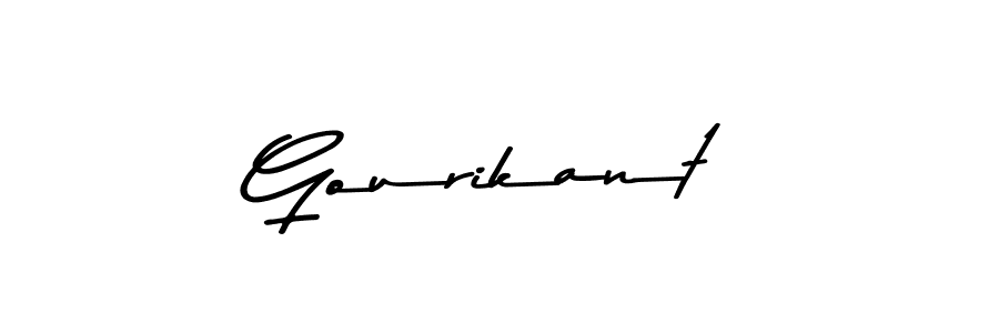 Gourikant stylish signature style. Best Handwritten Sign (Asem Kandis PERSONAL USE) for my name. Handwritten Signature Collection Ideas for my name Gourikant. Gourikant signature style 9 images and pictures png