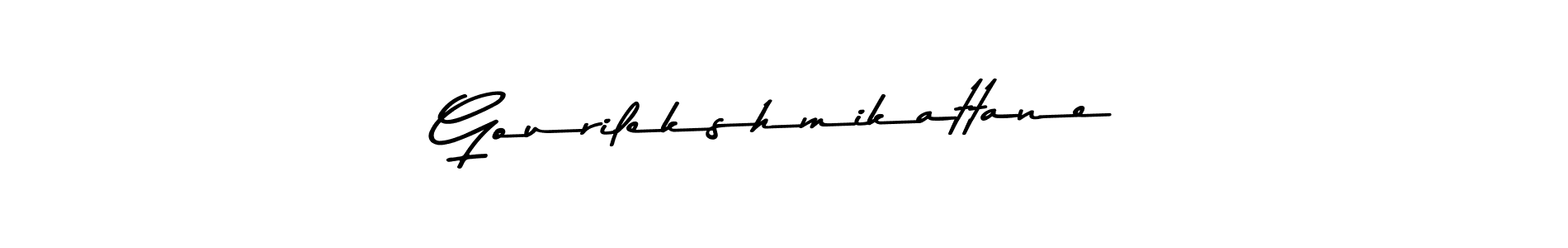 Create a beautiful signature design for name Gourilekshmikattane. With this signature (Asem Kandis PERSONAL USE) fonts, you can make a handwritten signature for free. Gourilekshmikattane signature style 9 images and pictures png