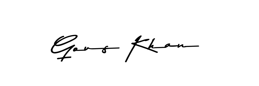 Gous Khan stylish signature style. Best Handwritten Sign (Asem Kandis PERSONAL USE) for my name. Handwritten Signature Collection Ideas for my name Gous Khan. Gous Khan signature style 9 images and pictures png