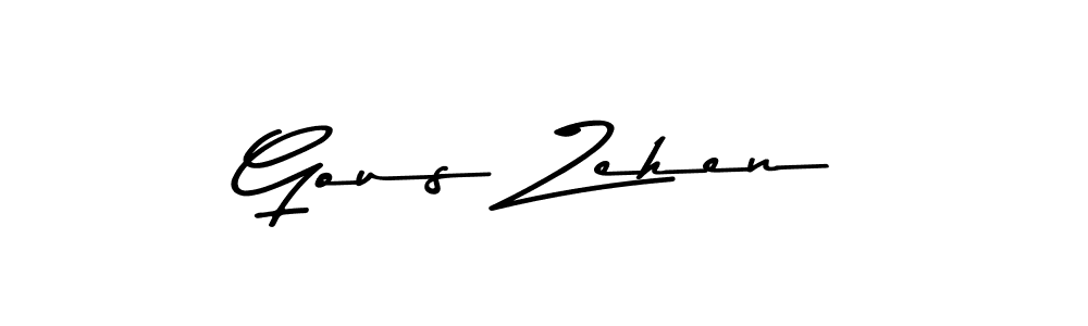 Similarly Asem Kandis PERSONAL USE is the best handwritten signature design. Signature creator online .You can use it as an online autograph creator for name Gous Zehen. Gous Zehen signature style 9 images and pictures png