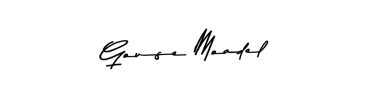 You should practise on your own different ways (Asem Kandis PERSONAL USE) to write your name (Gouse Moadel) in signature. don't let someone else do it for you. Gouse Moadel signature style 9 images and pictures png