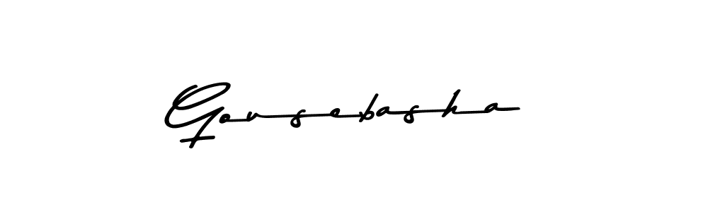 Gousebasha stylish signature style. Best Handwritten Sign (Asem Kandis PERSONAL USE) for my name. Handwritten Signature Collection Ideas for my name Gousebasha. Gousebasha signature style 9 images and pictures png