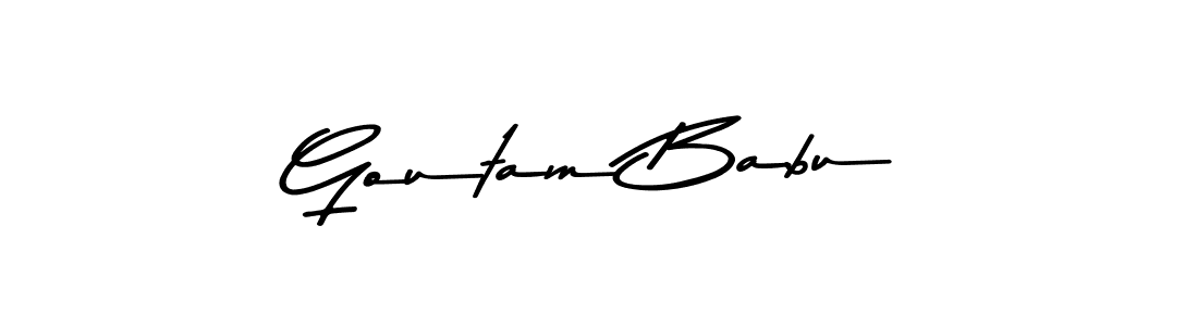 Make a beautiful signature design for name Goutam Babu. Use this online signature maker to create a handwritten signature for free. Goutam Babu signature style 9 images and pictures png