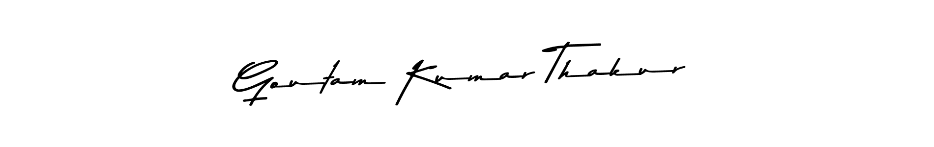 Goutam Kumar Thakur stylish signature style. Best Handwritten Sign (Asem Kandis PERSONAL USE) for my name. Handwritten Signature Collection Ideas for my name Goutam Kumar Thakur. Goutam Kumar Thakur signature style 9 images and pictures png