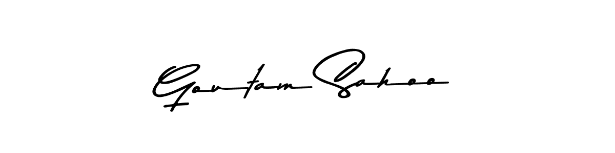 Make a beautiful signature design for name Goutam Sahoo. With this signature (Asem Kandis PERSONAL USE) style, you can create a handwritten signature for free. Goutam Sahoo signature style 9 images and pictures png