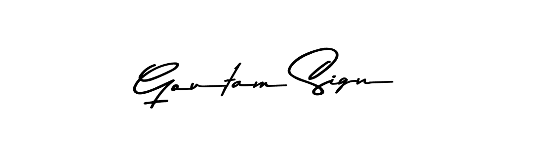 Also we have Goutam Sign name is the best signature style. Create professional handwritten signature collection using Asem Kandis PERSONAL USE autograph style. Goutam Sign signature style 9 images and pictures png