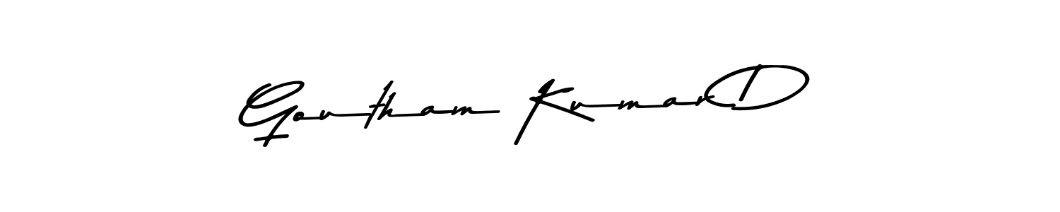 Check out images of Autograph of Goutham Kumar D name. Actor Goutham Kumar D Signature Style. Asem Kandis PERSONAL USE is a professional sign style online. Goutham Kumar D signature style 9 images and pictures png