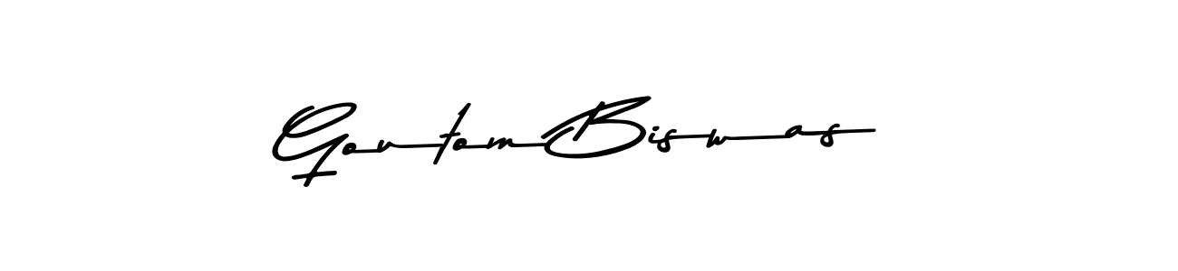 Also we have Goutom Biswas name is the best signature style. Create professional handwritten signature collection using Asem Kandis PERSONAL USE autograph style. Goutom Biswas signature style 9 images and pictures png