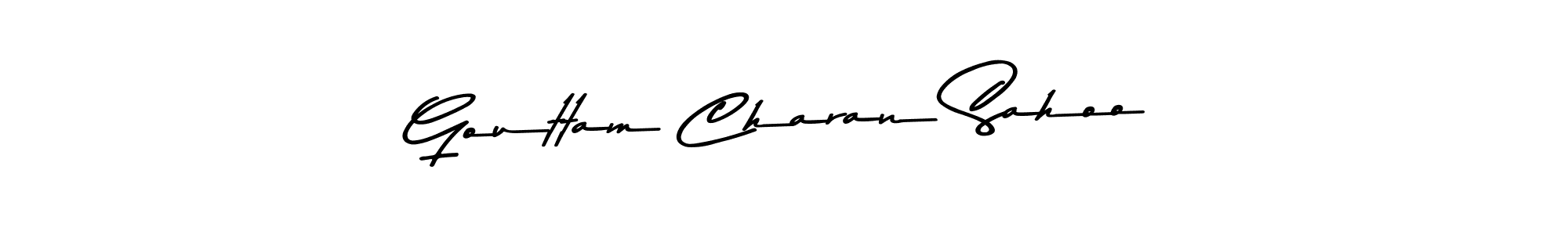 Use a signature maker to create a handwritten signature online. With this signature software, you can design (Asem Kandis PERSONAL USE) your own signature for name Gouttam Charan Sahoo. Gouttam Charan Sahoo signature style 9 images and pictures png