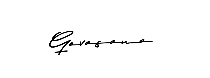 if you are searching for the best signature style for your name Govasana. so please give up your signature search. here we have designed multiple signature styles  using Asem Kandis PERSONAL USE. Govasana signature style 9 images and pictures png