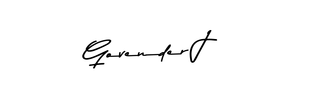 Also we have Govender J name is the best signature style. Create professional handwritten signature collection using Asem Kandis PERSONAL USE autograph style. Govender J signature style 9 images and pictures png